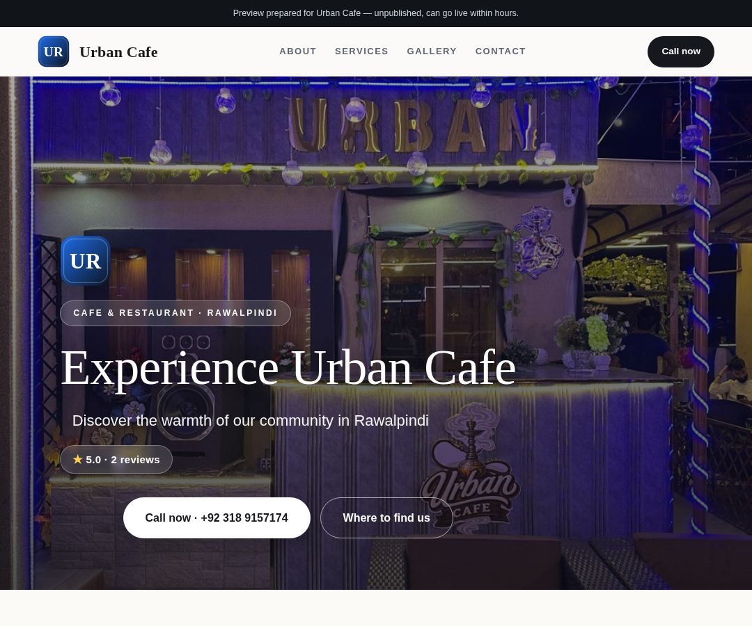 Urban Cafe