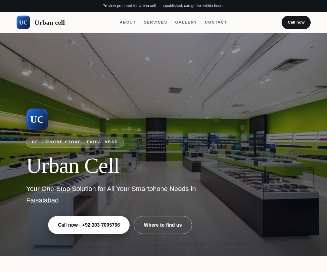 Urban cell