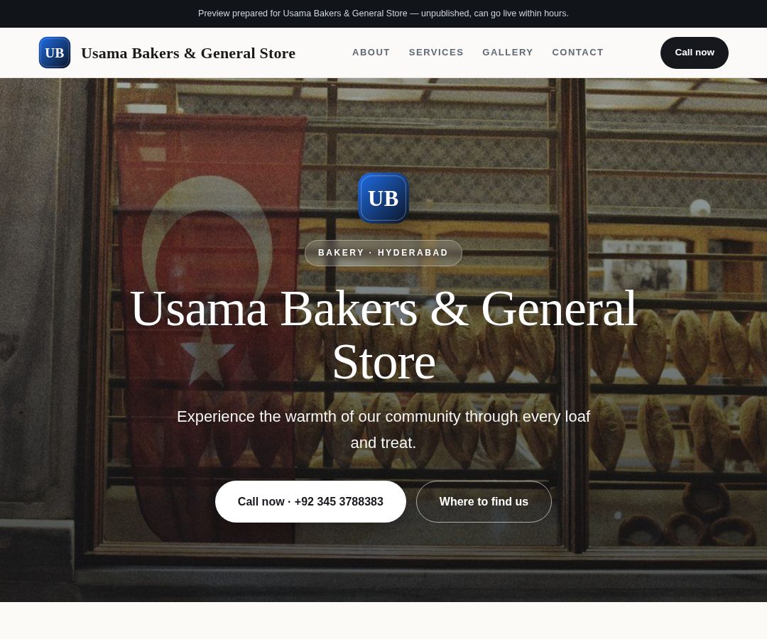 Usama Bakers & General Store