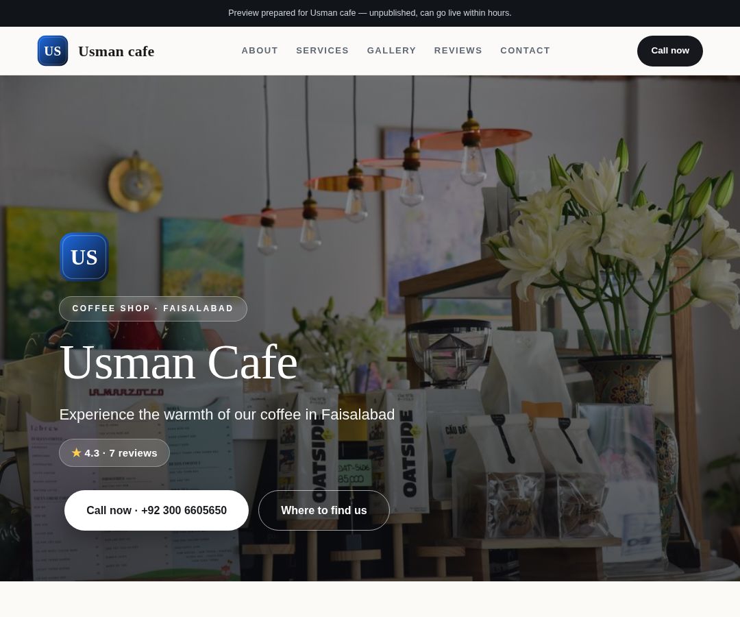 Usman cafe