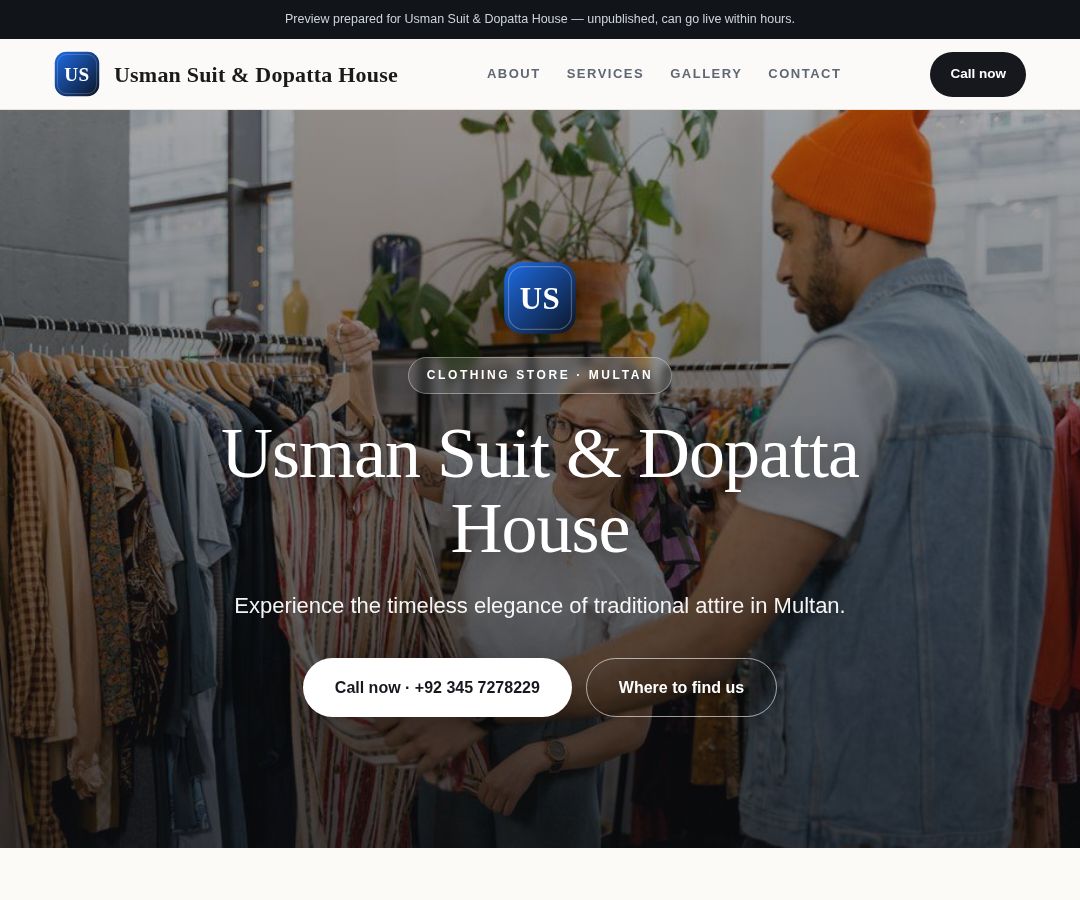 Usman Suit & Dopatta House