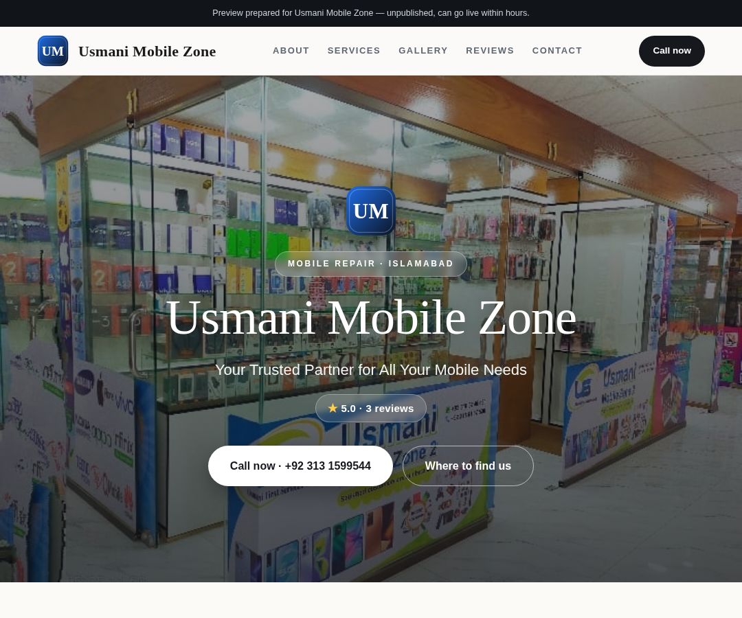 Usmani Mobile Zone