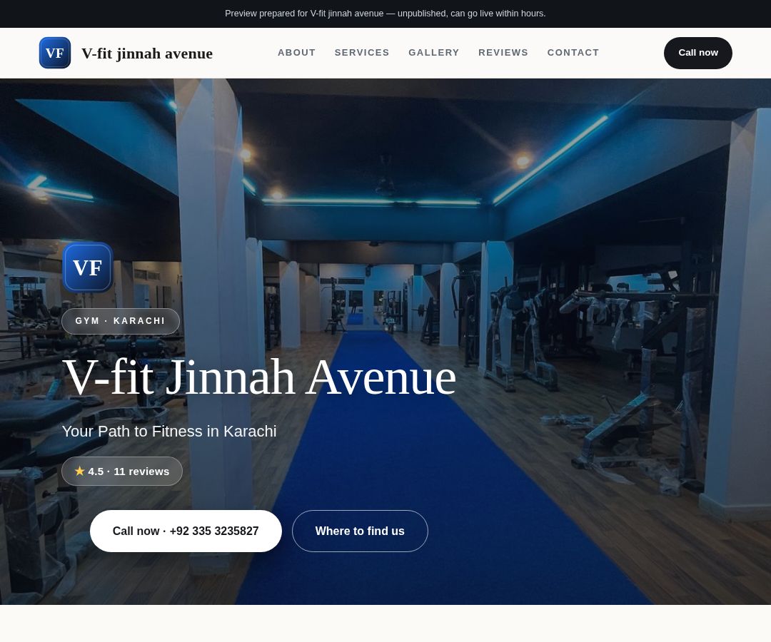 V-fit jinnah avenue