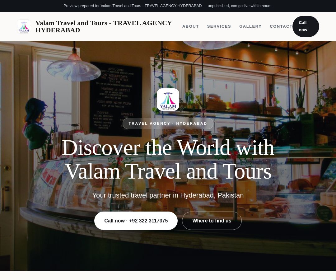 Valam Travel and Tours - TRAVEL AGENCY HYDERABAD
