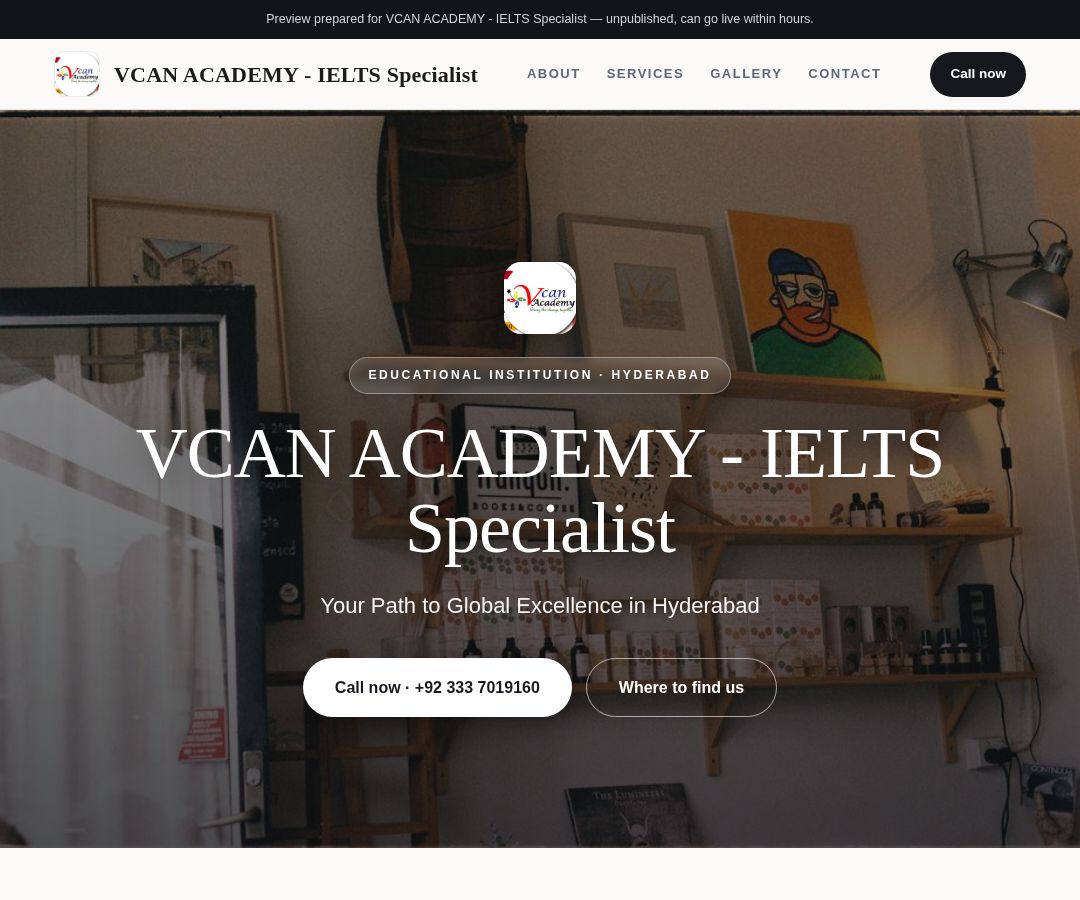 VCAN ACADEMY - IELTS Specialist