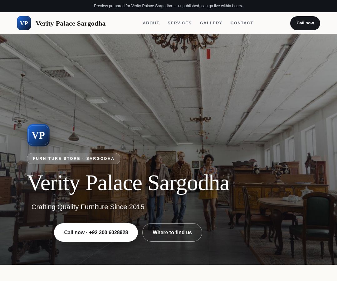 Verity Palace Sargodha