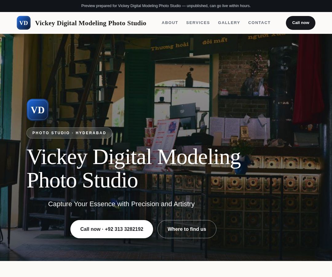 Vickey Digital Modeling Photo Studio