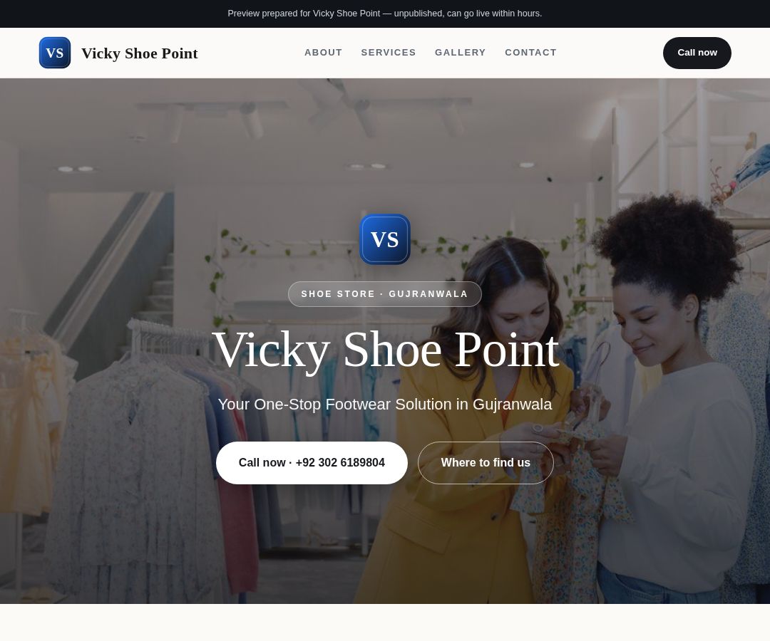 Vicky Shoe Point