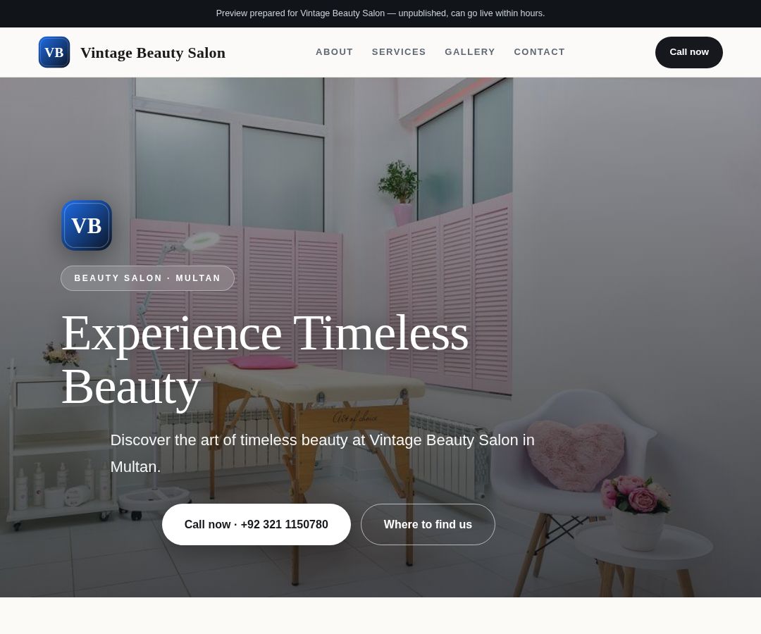 Vintage Beauty Salon