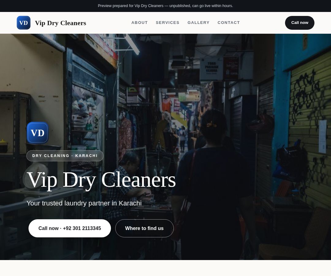 Vip Dry Cleaners