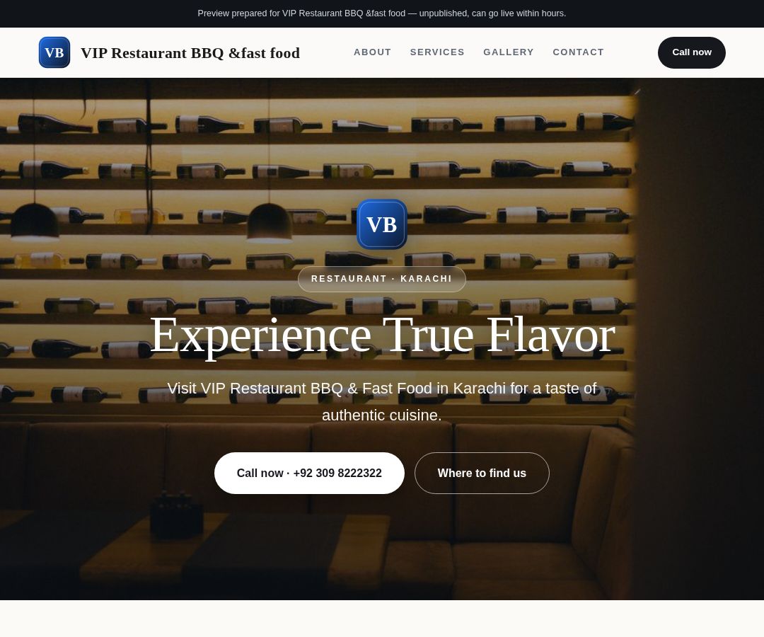 VIP Restaurant BBQ &fast food