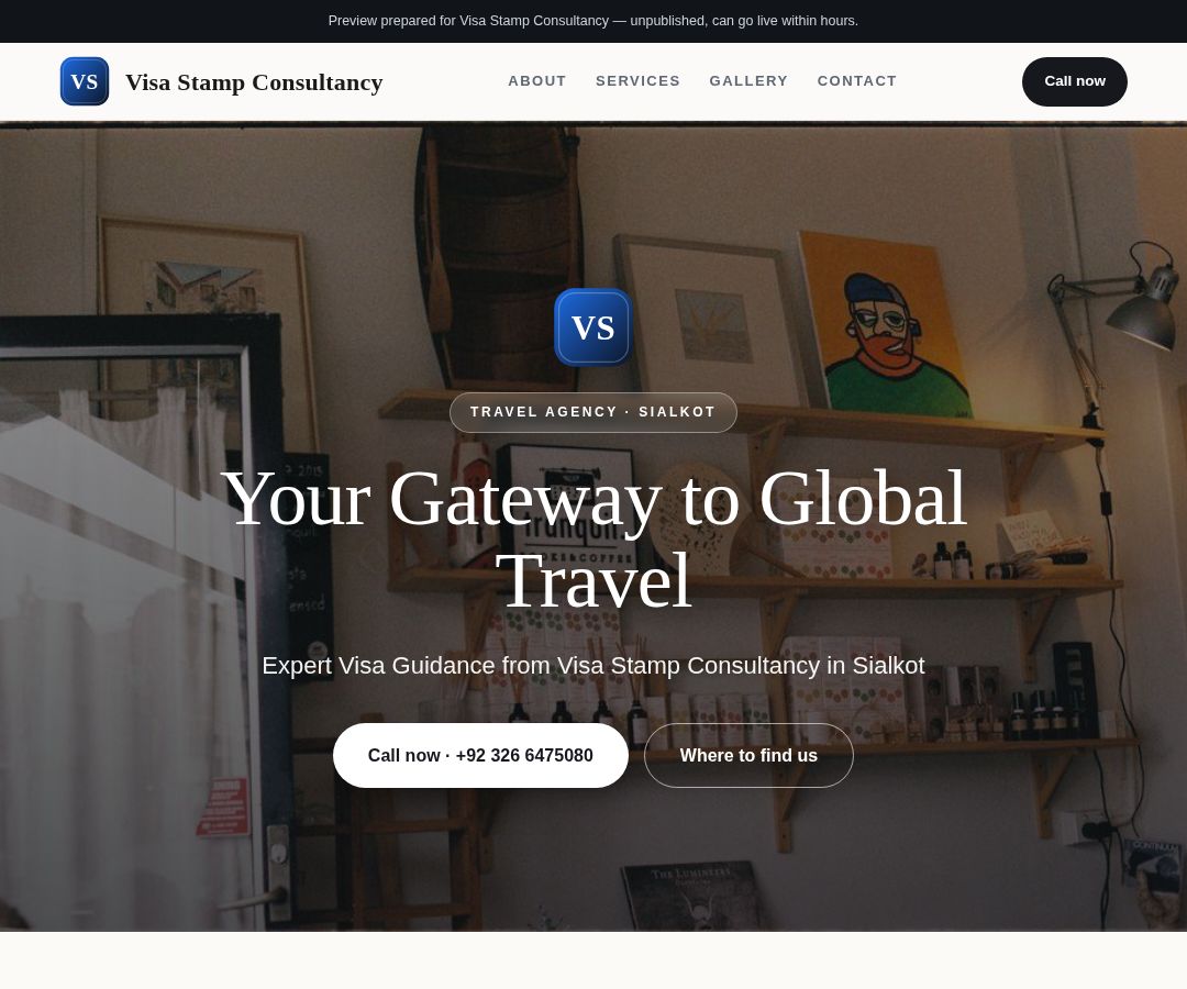 Visa Stamp Consultancy