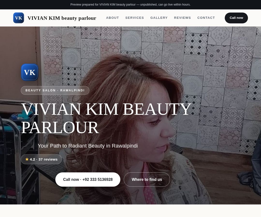 VIVIAN KIM beauty parlour