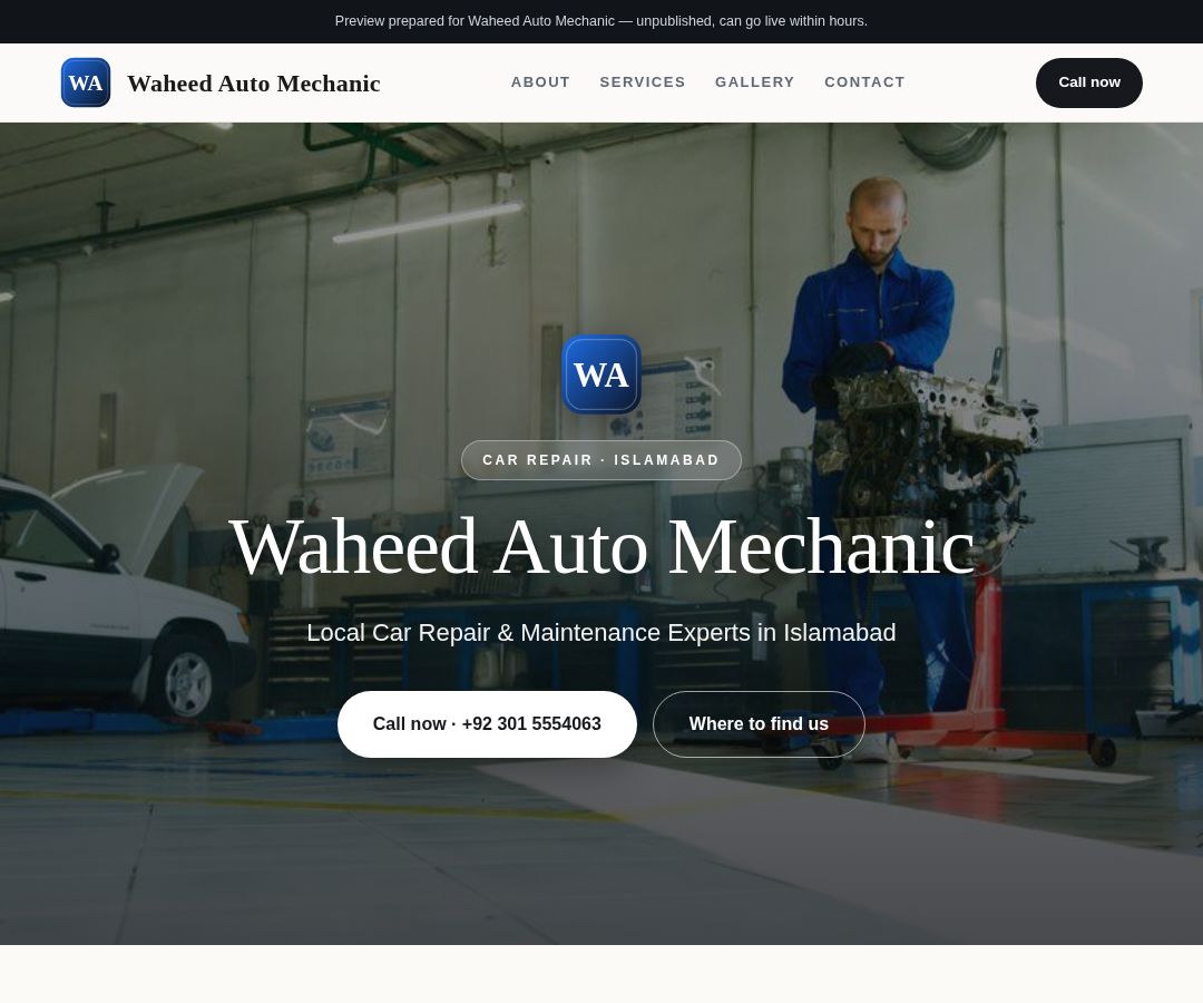 Waheed Auto Mechanic