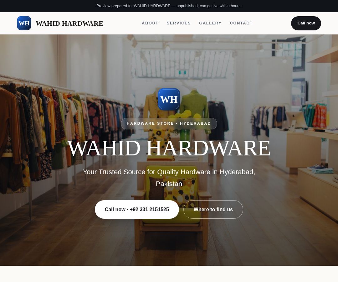 WAHID HARDWARE