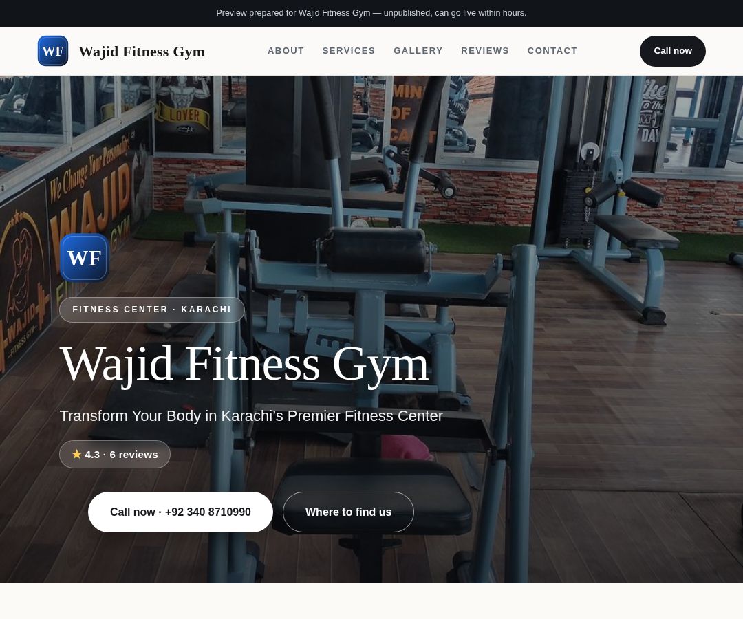 Wajid Fitness Gym