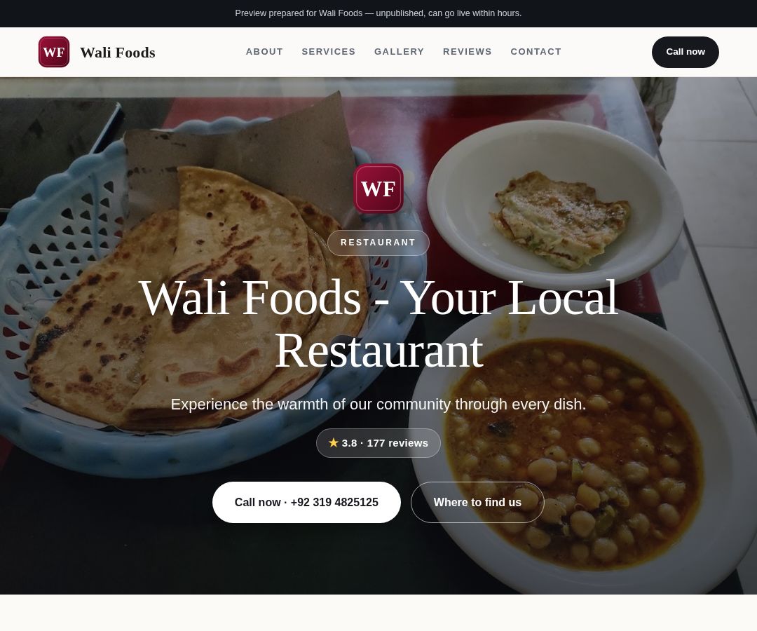 Wali Foods