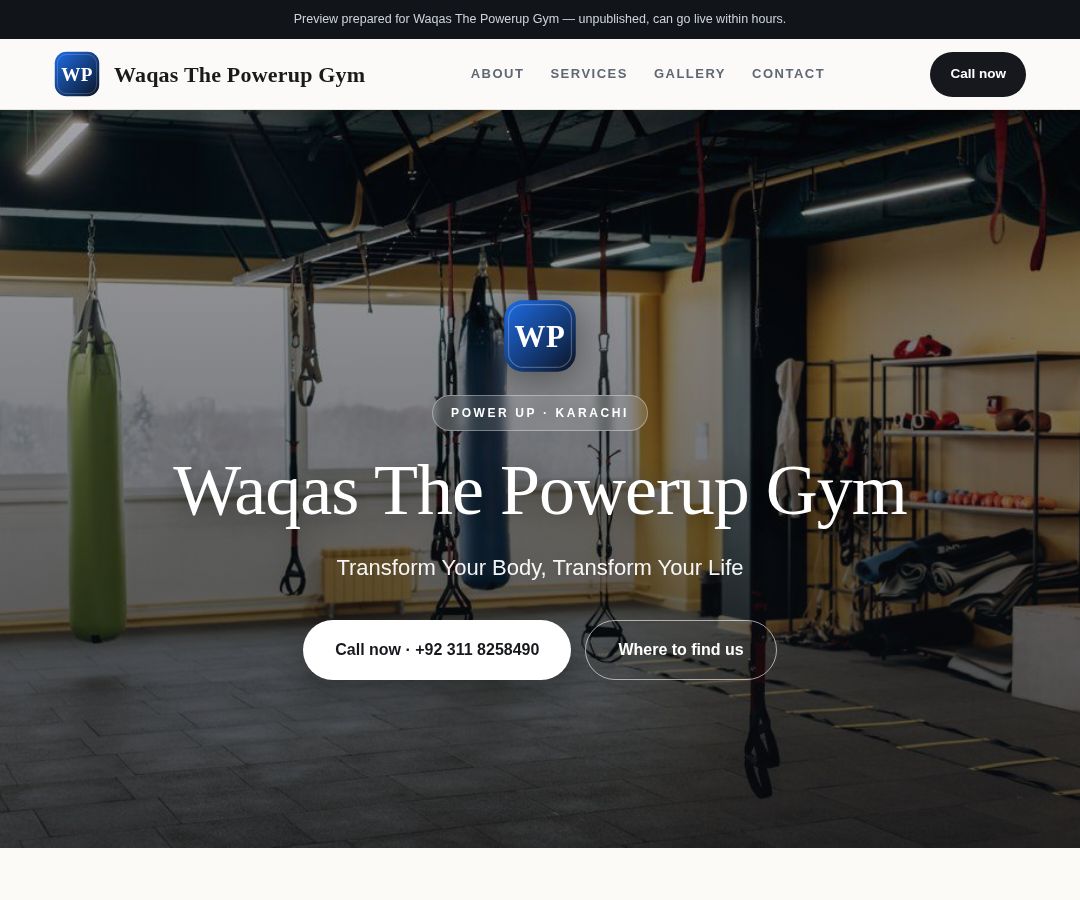 Waqas The Powerup Gym
