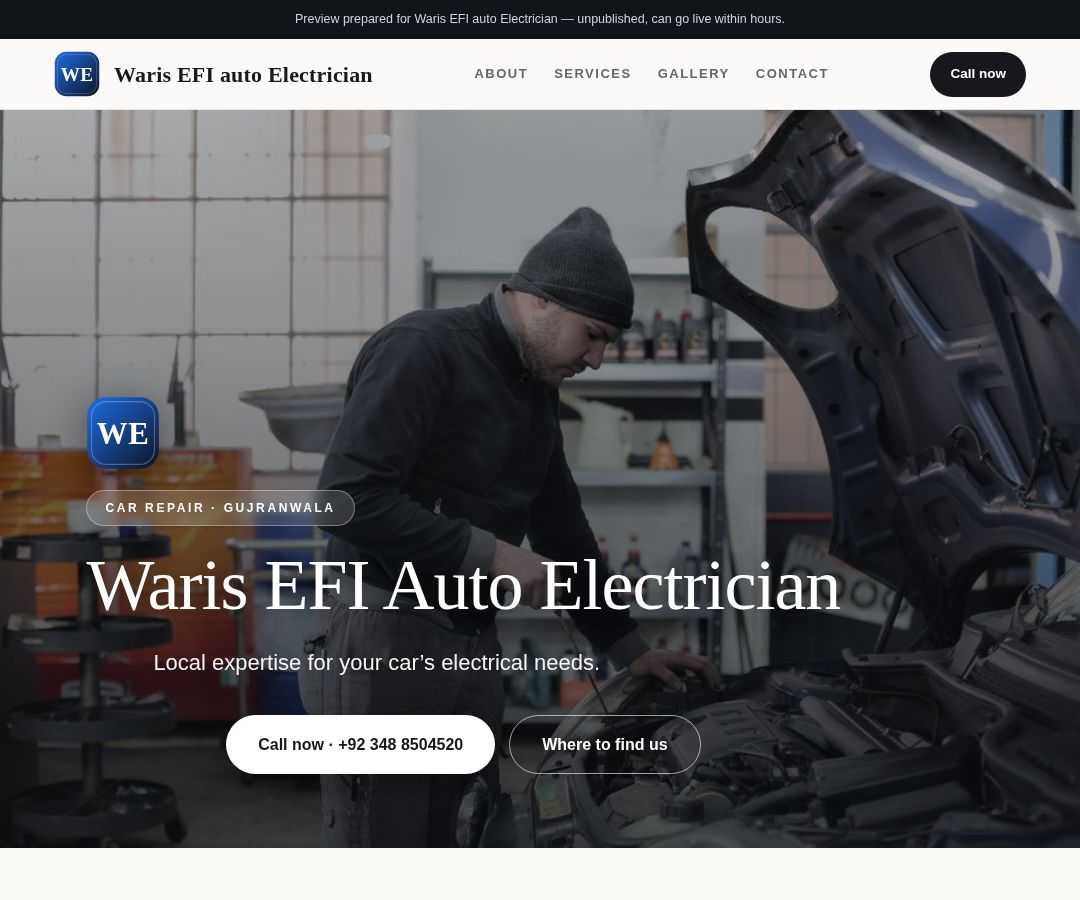 Waris EFI auto Electrician