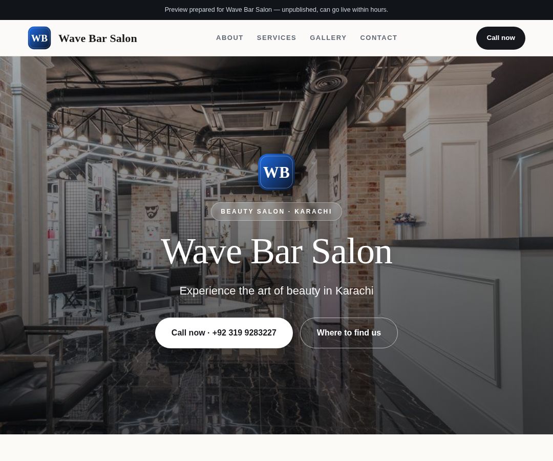 Wave Bar Salon