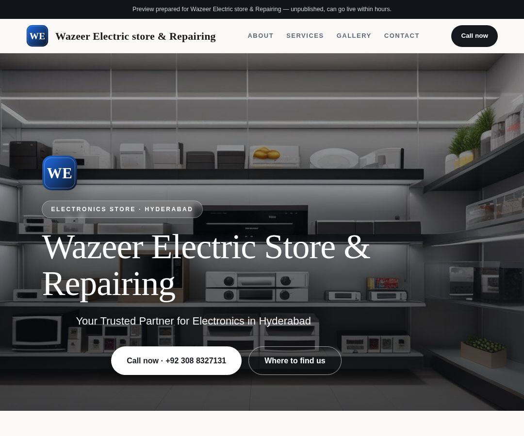 Wazeer Electric store & Repairing