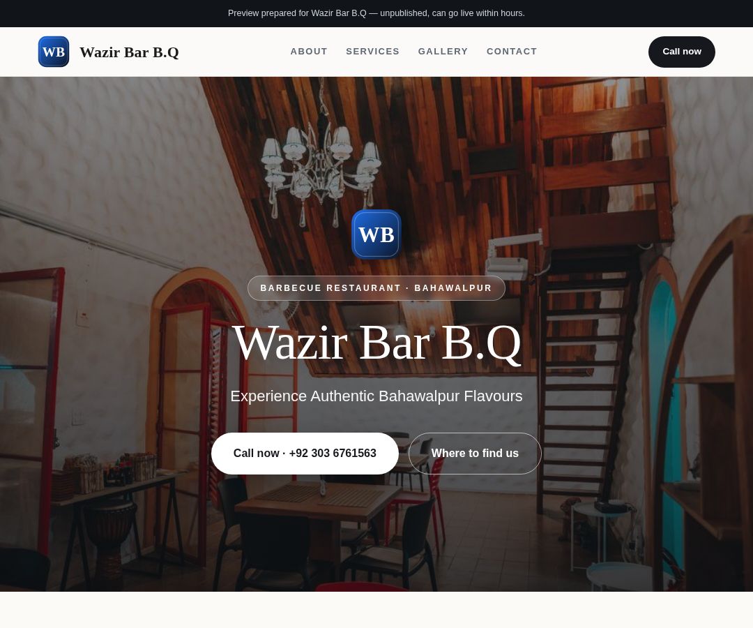Wazir Bar B.Q