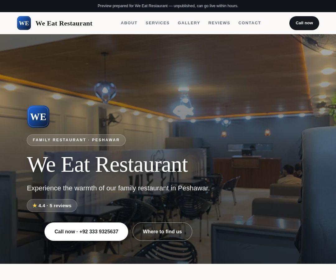 We Eat Restaurant