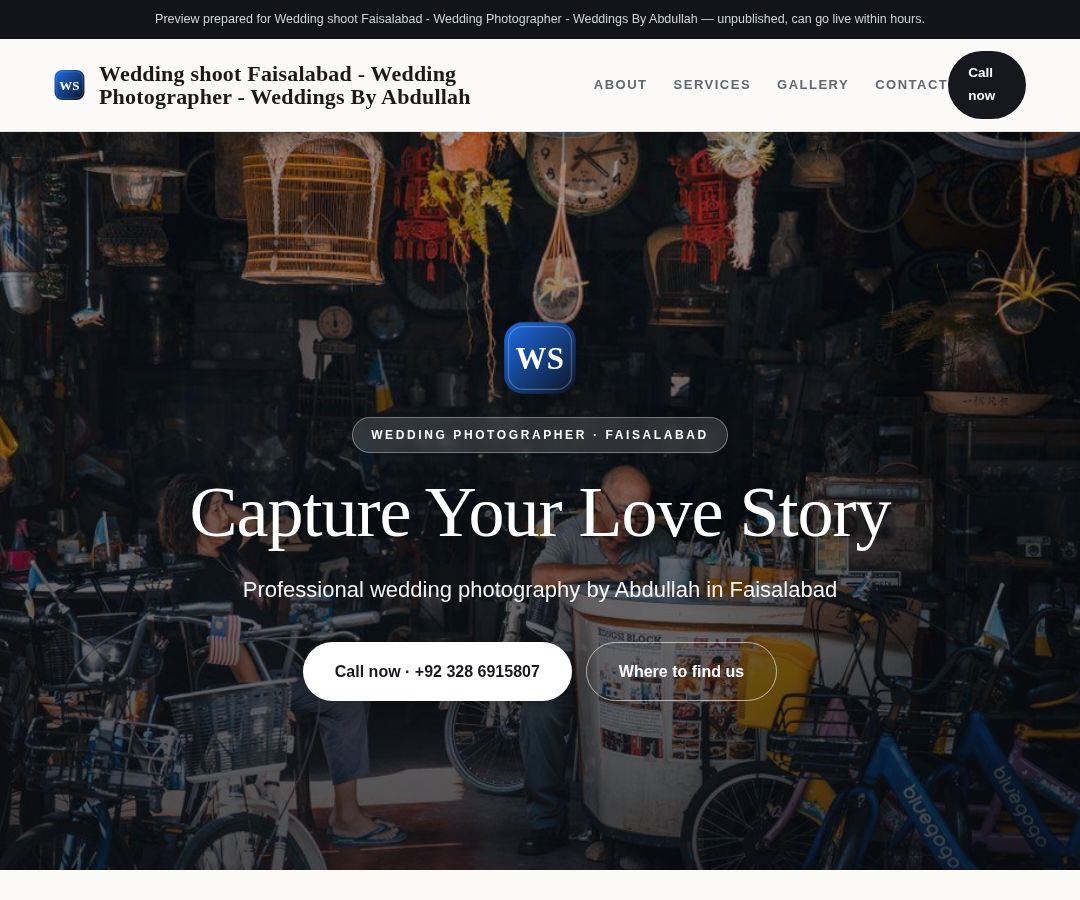 Wedding shoot Faisalabad - Wedding Photographer - Weddings By Abdullah