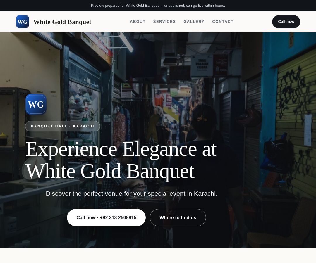 White Gold Banquet