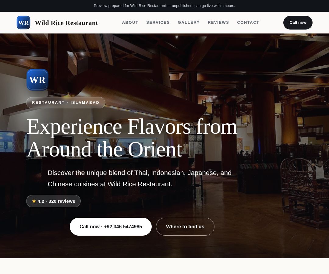 Wild Rice Restaurant