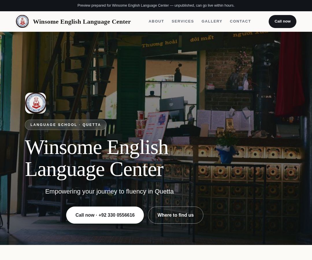 Winsome English Language Center