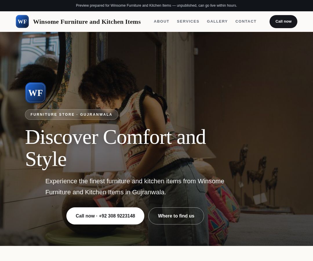 Winsome Furniture and Kitchen Items