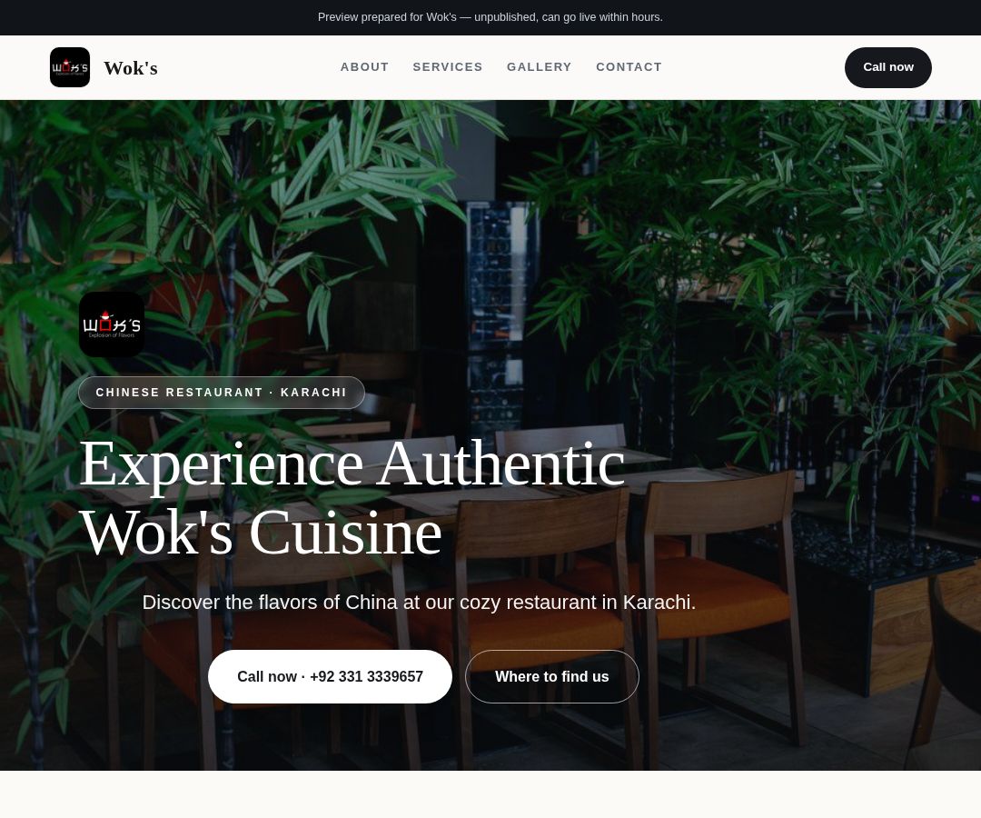 Wok's
