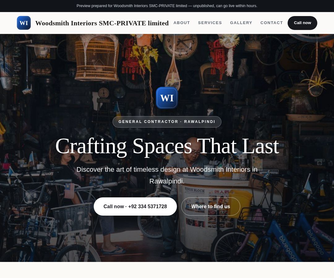 Woodsmith Interiors SMC-PRIVATE limited