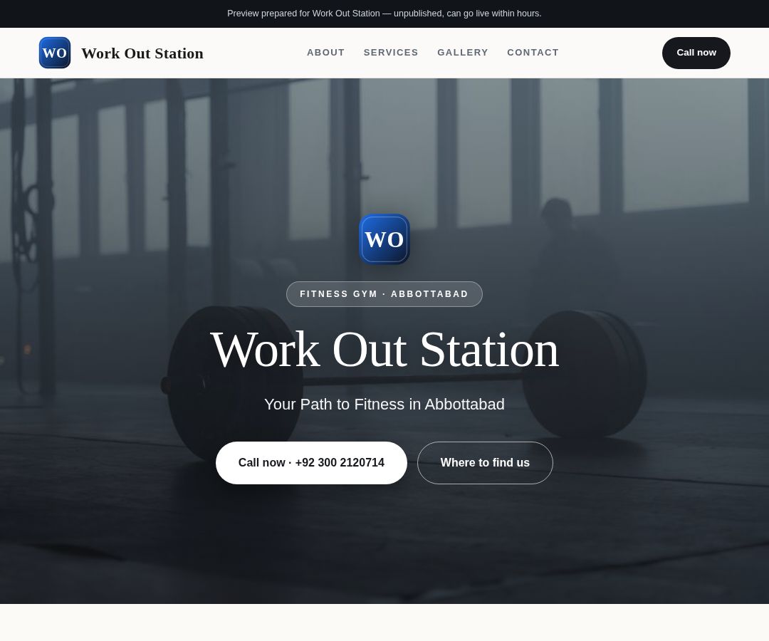 Work Out Station