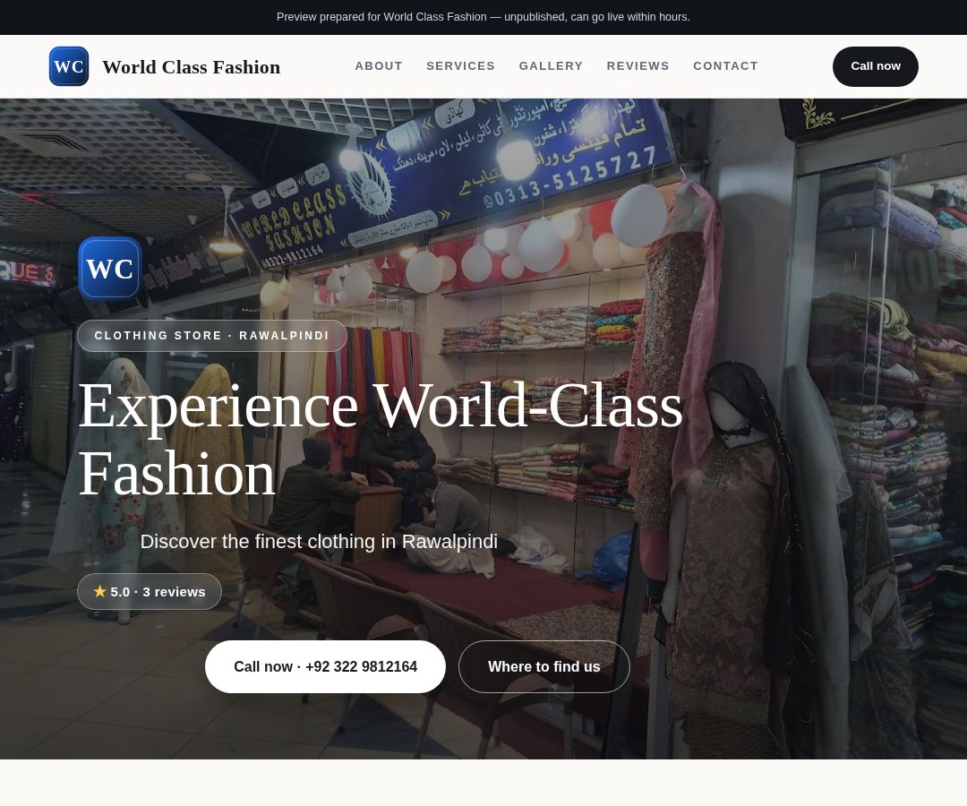 World Class Fashion
