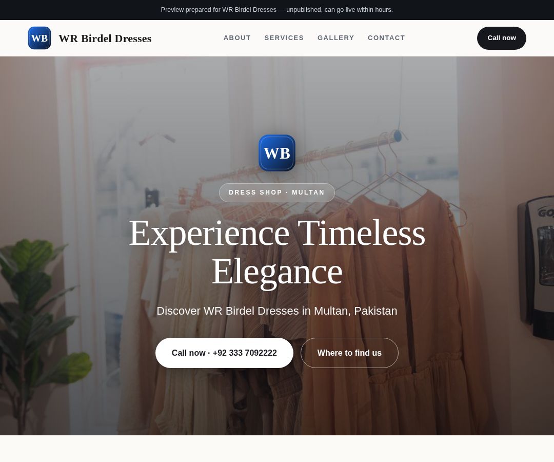 WR Birdel Dresses