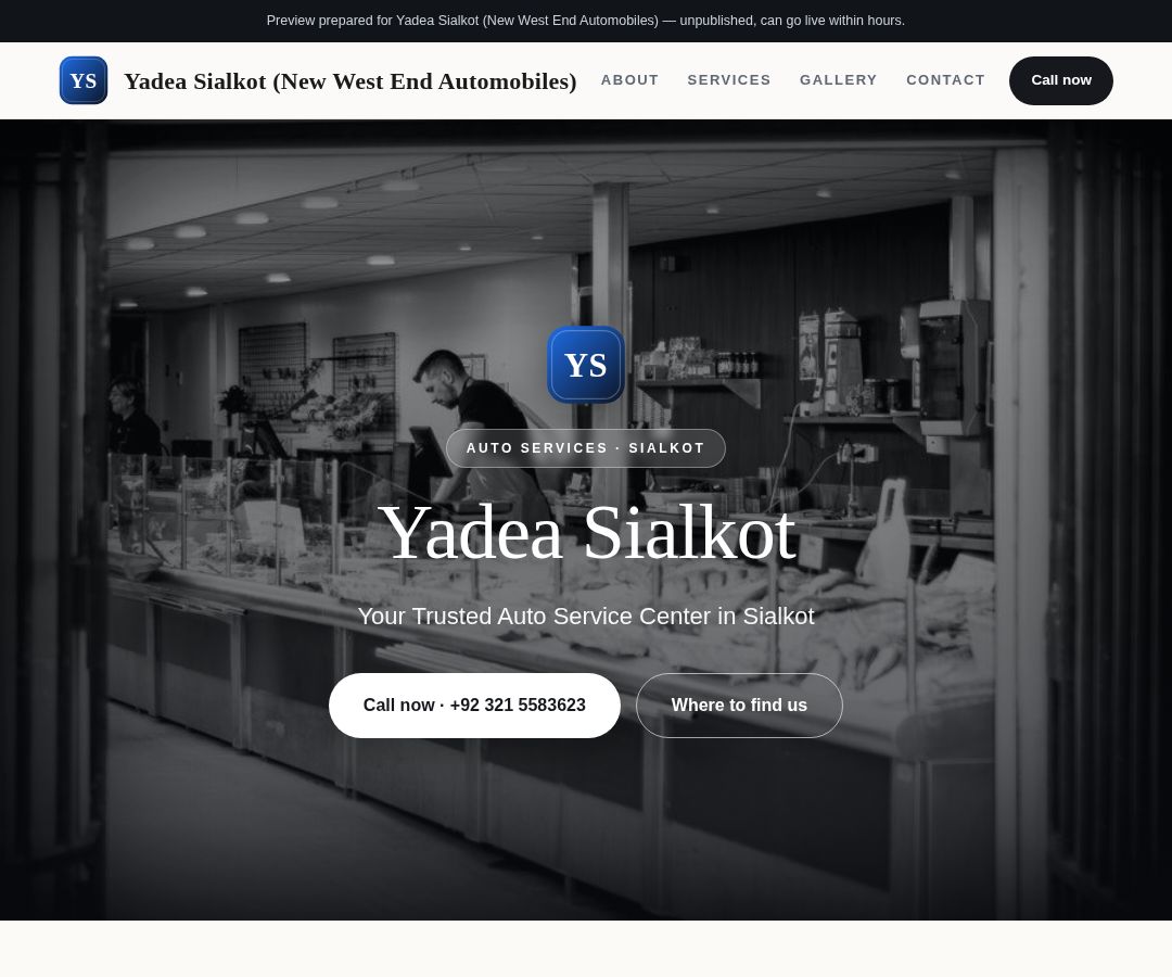 Yadea Sialkot (New West End Automobiles)