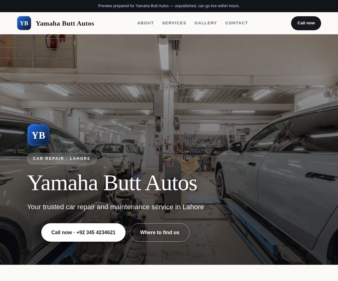 Yamaha Butt Autos