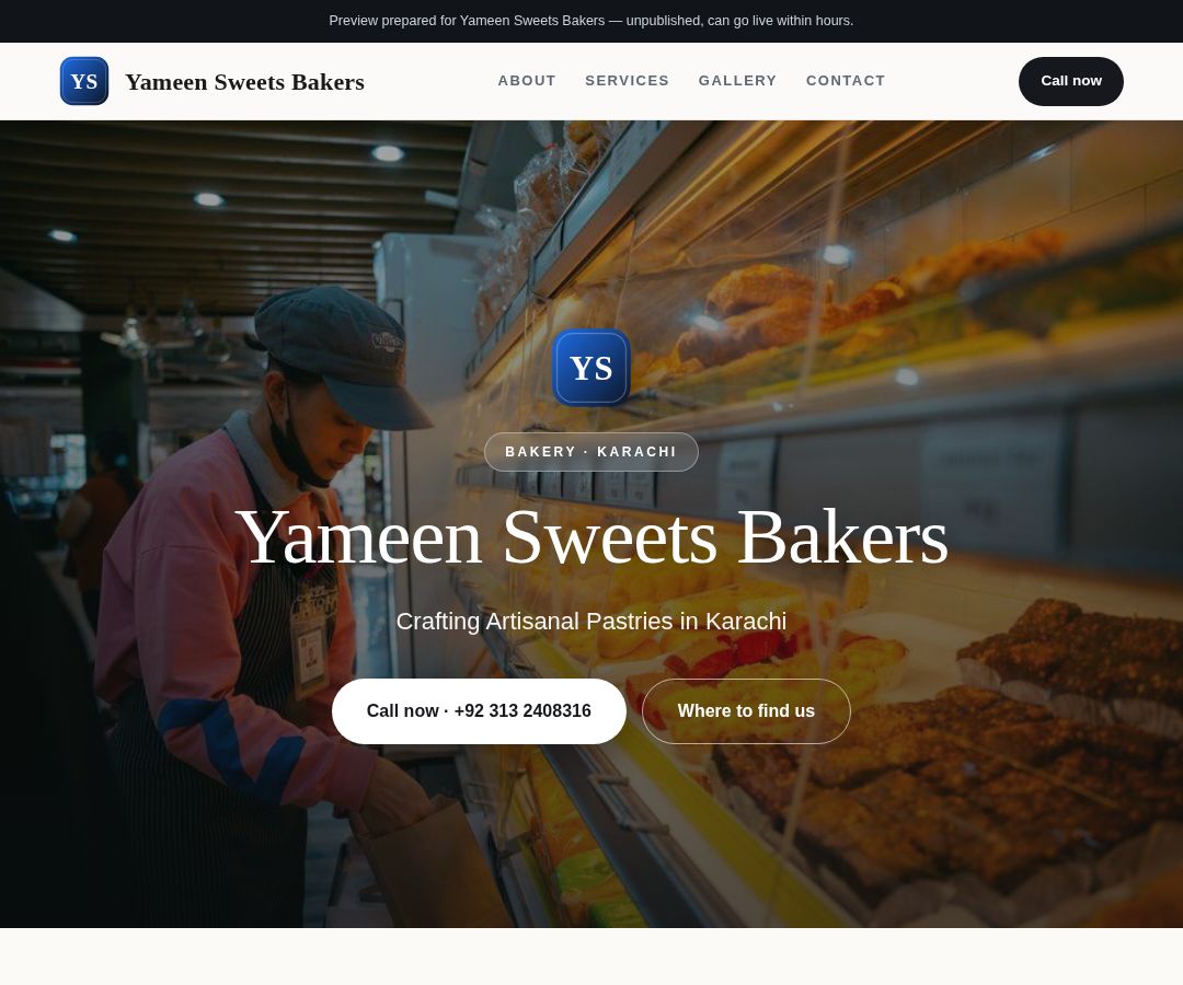 Yameen Sweets Bakers