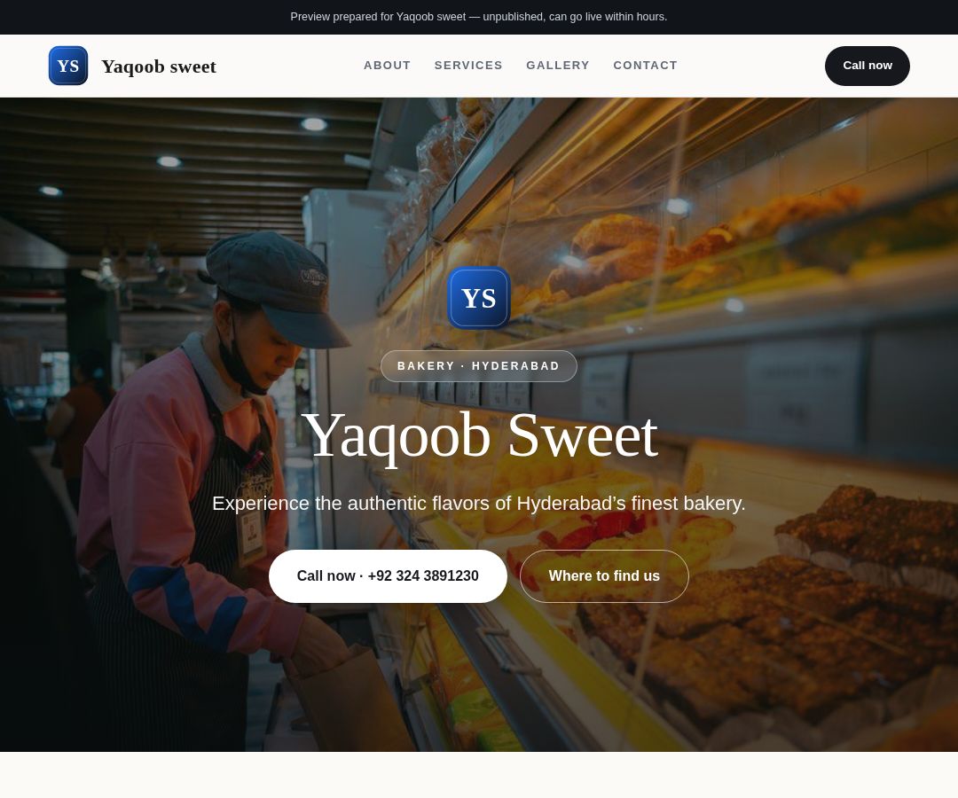 Yaqoob sweet