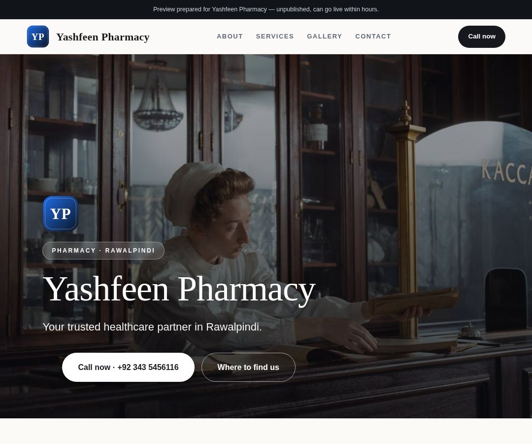 Yashfeen Pharmacy
