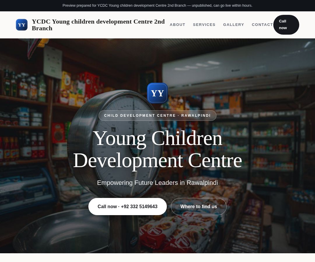 YCDC Young children development Centre 2nd Branch