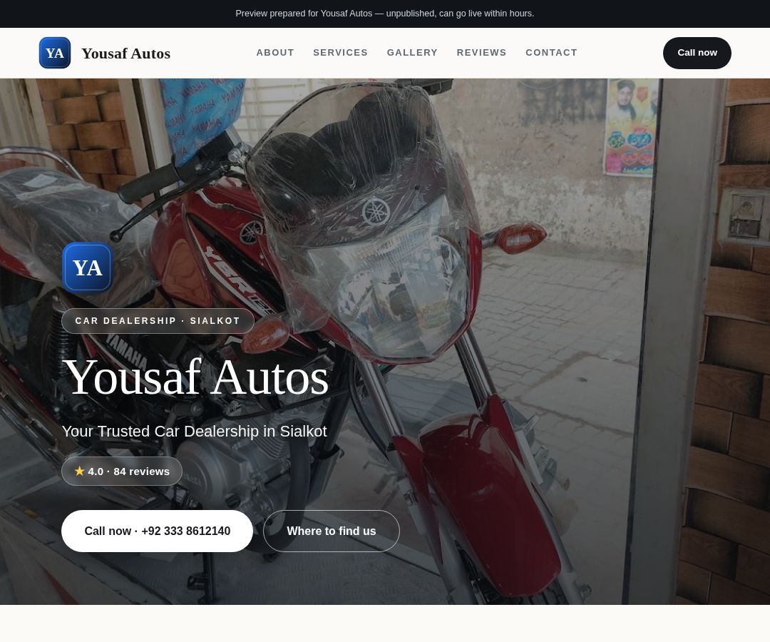 Yousaf Autos