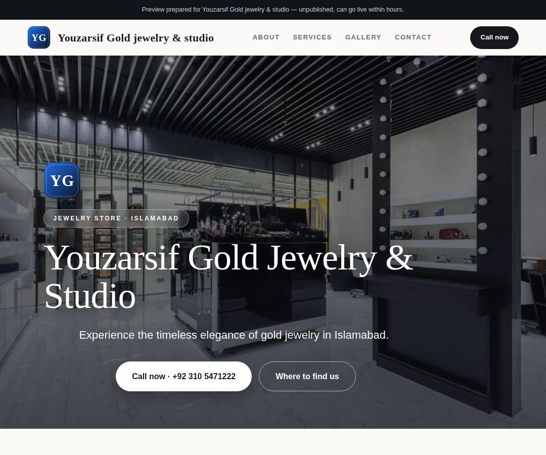 Youzarsif Gold jewelry & studio