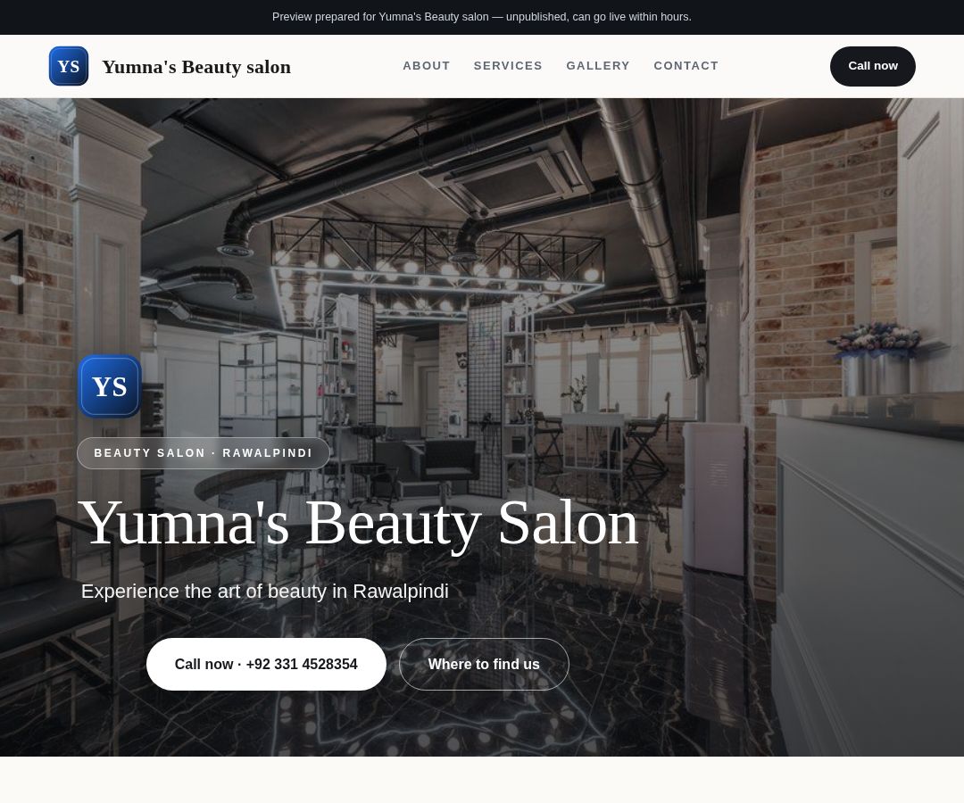 Yumna's Beauty salon