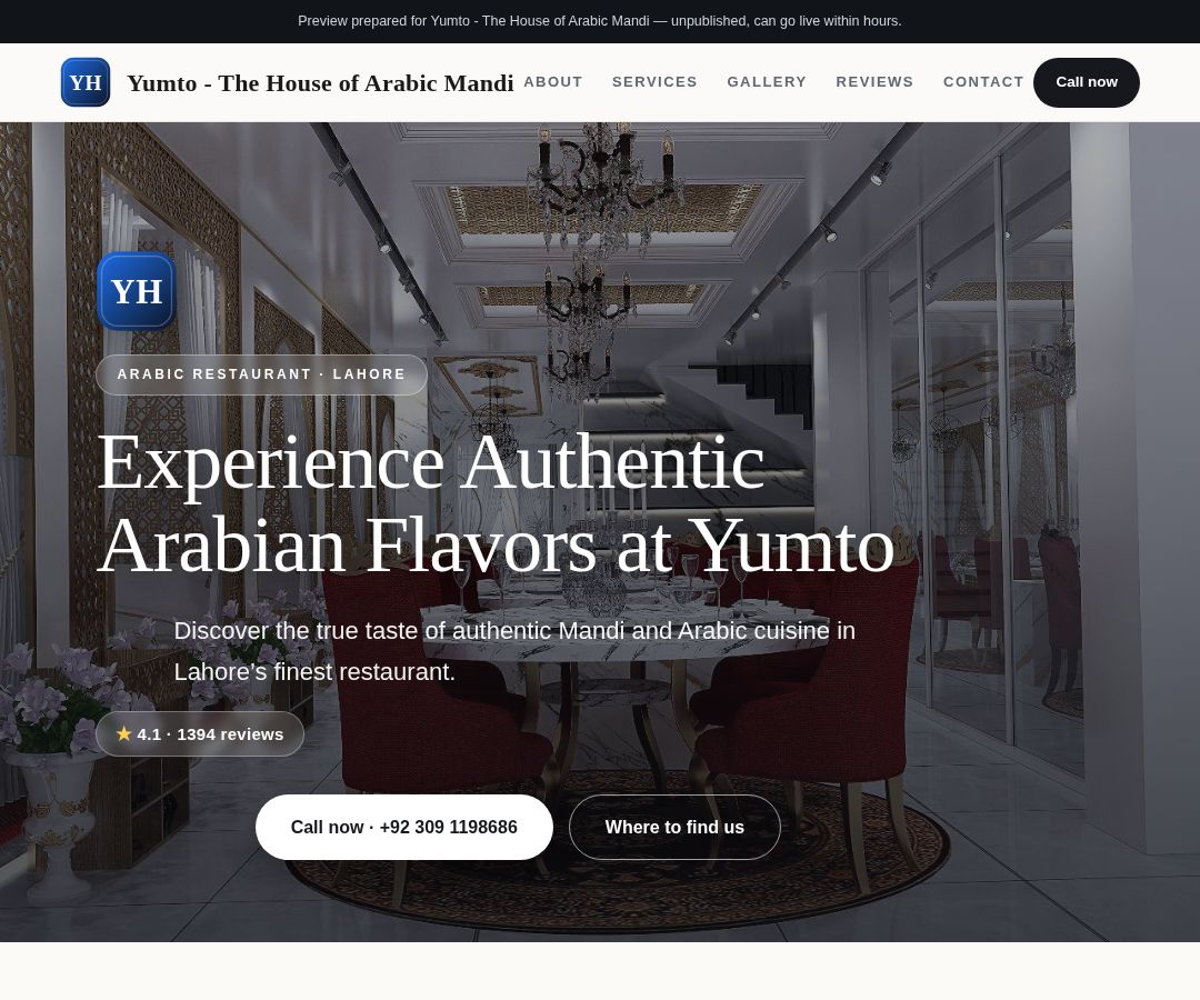 Yumto - The House of Arabic Mandi