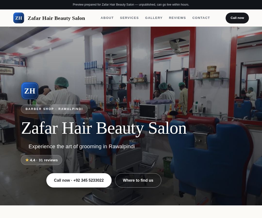 Zafar Hair Beauty Salon