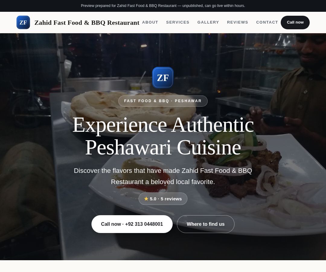Zahid Fast Food & BBQ Restaurant
