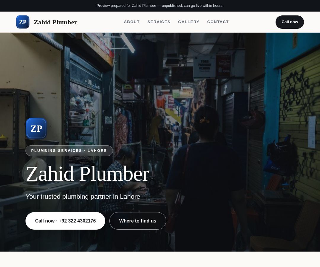 Zahid Plumber